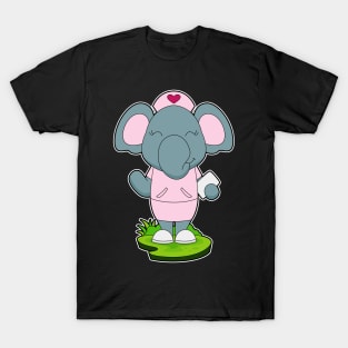 Elephant Nurse Note T-Shirt